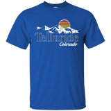 Skiing Telluride Colorado Mountain Lover T-shirt_Black