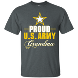 Women's Best for Army Grandma - Proud U.S. Army Grandma T-shirt_Black