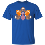 Cute Turkey And Football Tshirt For Thanksgiving_black
