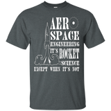 Rocket Science Tshirt for Aerospace Engineers and Scientists_Black