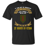 1st Infantry Division Veteran - Forever The Title Tshirt_black=