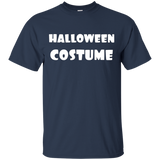 Silly Humor Last Minute Halloween Costume T-Shirt_Black