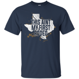 This Aint My First Rodeo T Shirt Texas Map_Black