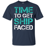 Time To Get Ship Faced Shirt - Cruise Ship T-Shirt_Black