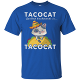 Tacocat Shirt Spelled Backwards Is Tacocat Funny Cat Lover_Black