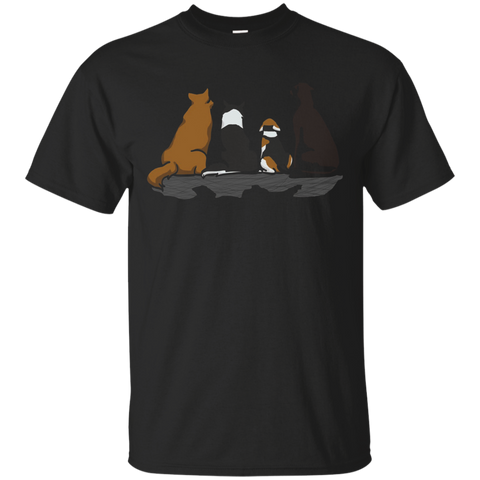 Dog Lovers T-shirt, Cute Pet Puppy Dogs Tee By Zany Brainy_black=