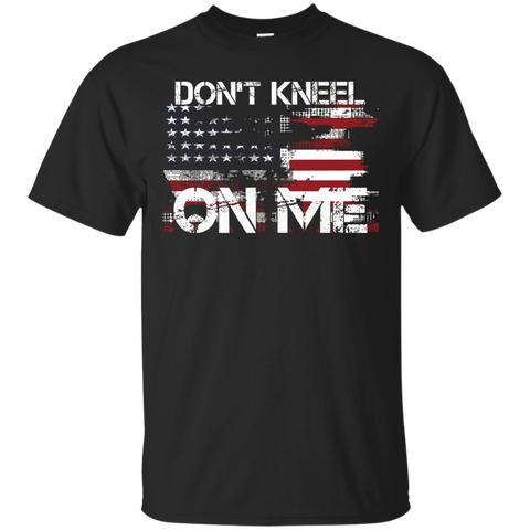 I Stand For The The Flag, I Don't Kneel T Shirt_black