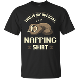 Lazy Baby Sloth Official Napping T-shirt