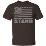 I Stand For The Flag Anthem Patriotic Flag T-shirt_black