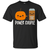 Pumpkin Spice Power Couple Shirt Pumpkin Spice Latte PSL Tee_Black