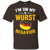 I'm On My Wurst Behavior German T-shirt Oktoberfest Festival