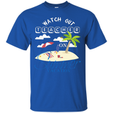 Watch out teacher on summer vacation T-shirt_Black