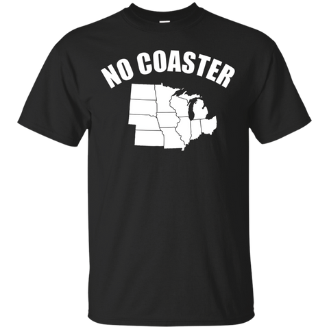 No Coaster Midwest Midwestern Flyover States T-Shirt_Black