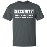 Security Little Brother Protection Squad T Shirt_Black