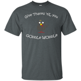 Happy Thanksgiving Turkey Gobble Wobble Tshirt, Ideal Gift_black