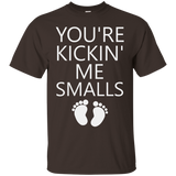 you're kicking me smalls maternity shirt_Black