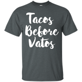 Taco Before Vatos Funny T-Shirt_Black