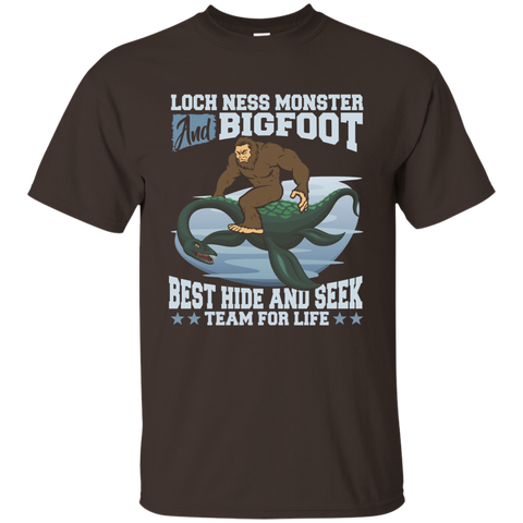 Loch Ness Monster And Bigfoot Shirts Best Hide And Seek Team