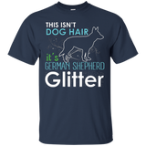 This Isn't Dog Hair It's German Shepherd Glitter T-shirt_Black