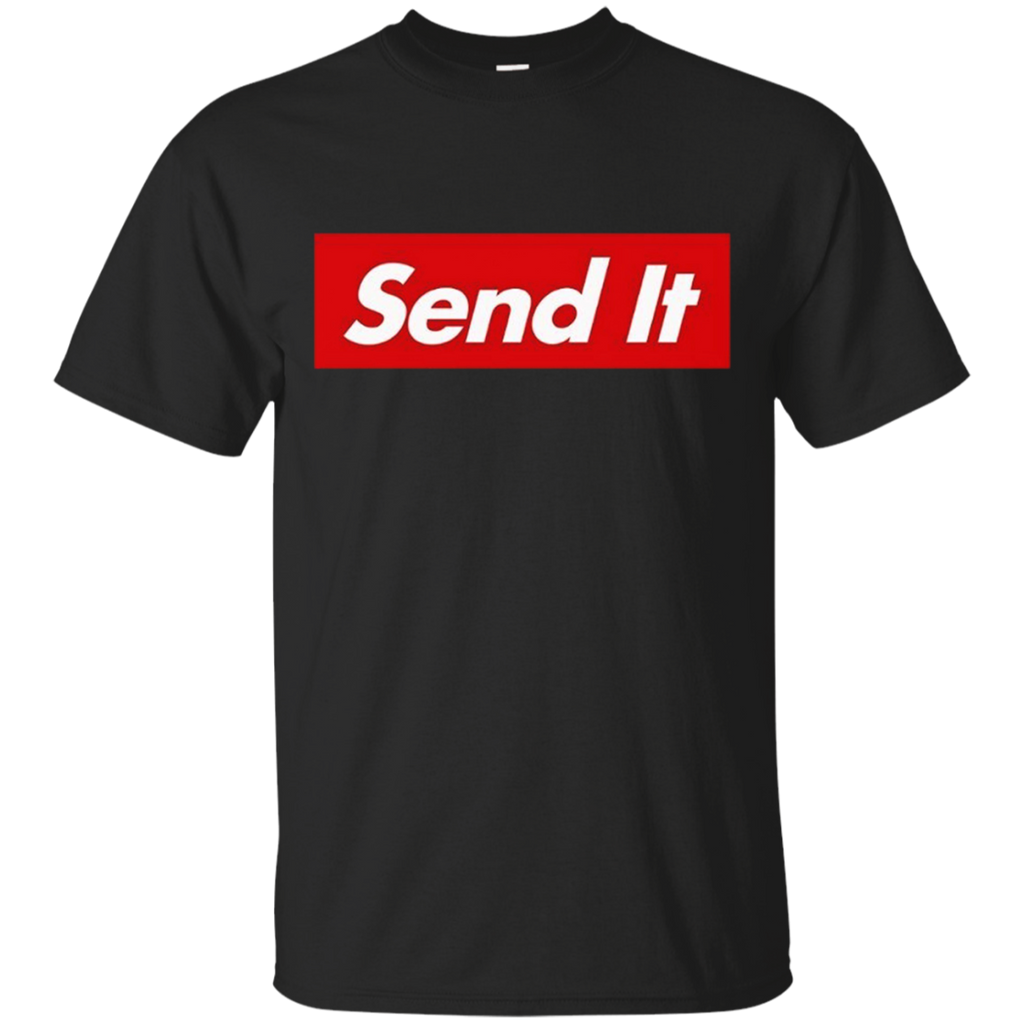 Send It Box Logo T-shirt (Larry Enticer shirt)_Black