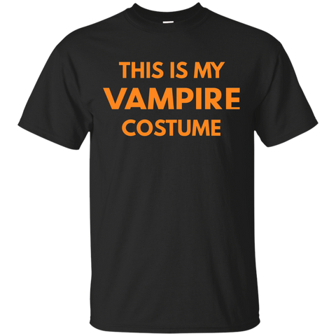 This Is My Vampire Costume T-shirt - Halloween Holiday_black=