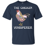 The Chicken Whisperer T-Shirt Funny Chicken Lover Tee_Black