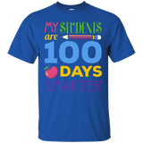 MY STUDENTS ARE 100 DAYS SMARTER T-SHIRT_Black