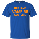 This Is My Vampire Costume T-shirt - Halloween Holiday_black=