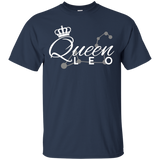 Queen Leo T-Shirt Zodiac Sign_Black
