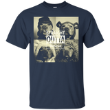 Straight Outta Rescue Pit Bull Shirt_black