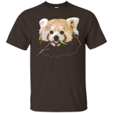 Red Panda Tshirt funny gift_Black