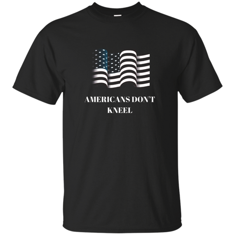 Americans Don't Kneel . Patriot American_black=