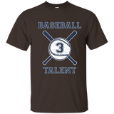 3 Year Old Baseball Birthday T-shirt - Cute Kids Tee_navy=