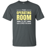 The Operating Room Is My Second Home Surgery T-Shirts_Black