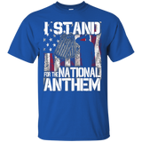 I Stand For The National Anthem T Shirts_black