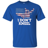 I Don't Kneel Patriotic American T-shirt_black=