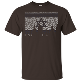 Cool Israel Binary Flag T-shirt_black