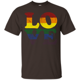 Love Rainbow Heart Flag - Gay Pride Shirt - Lgbt