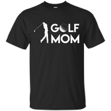 Womens Golf Mom T Shirts Funny Gifts For Golf Lover Women_Black