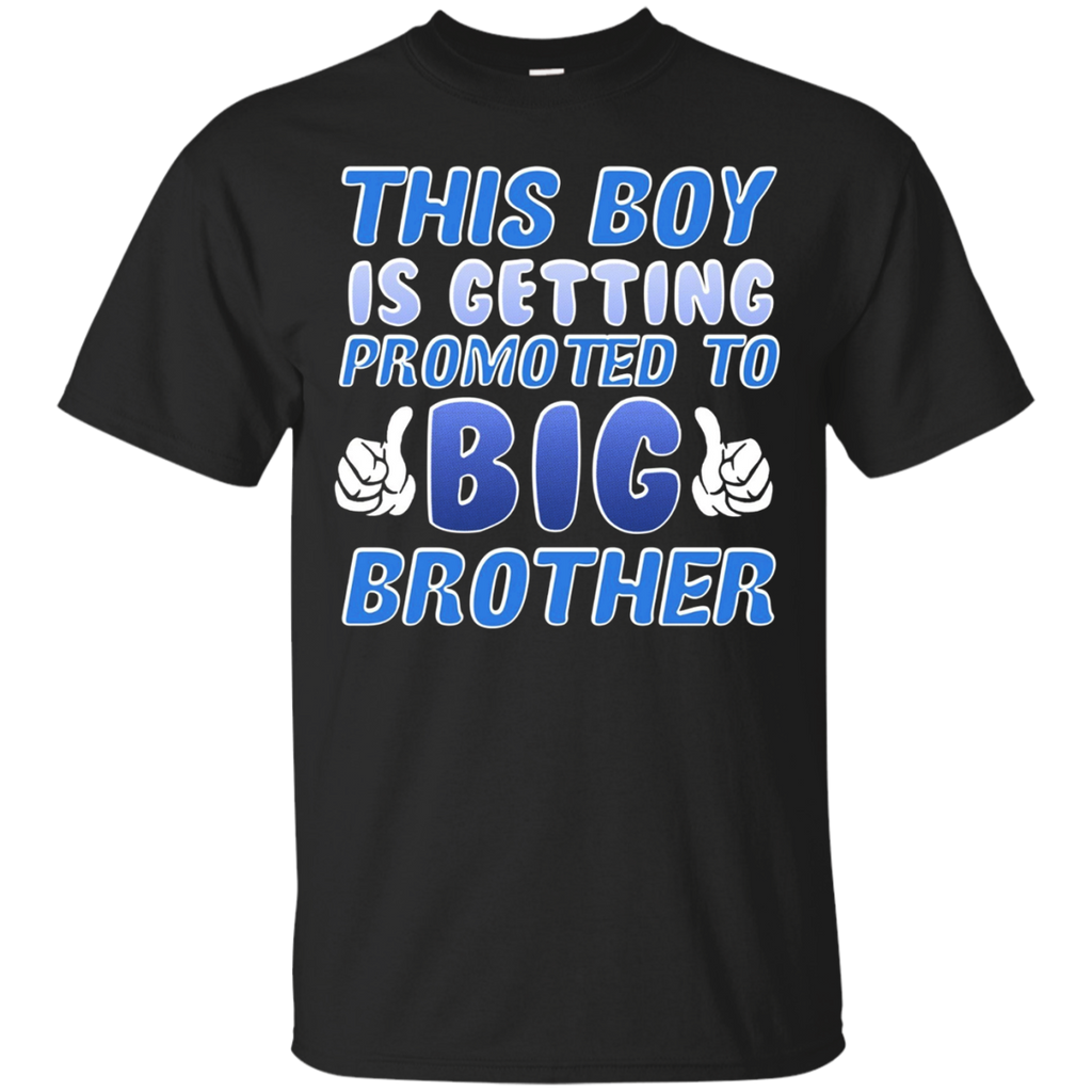 This Boy is being Promoted to Big Brother Shirt_Black
