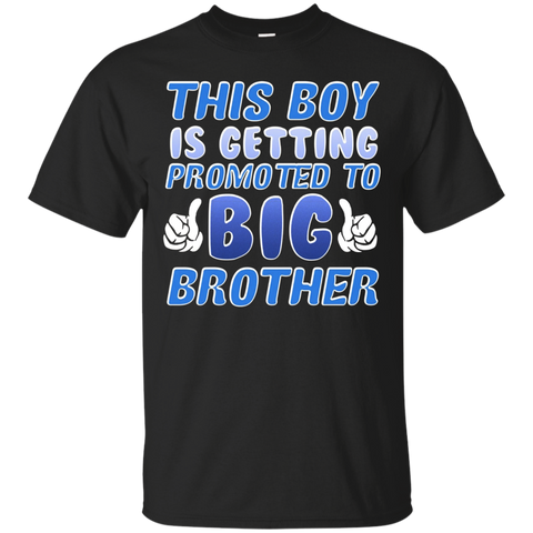 This Boy is being Promoted to Big Brother Shirt_Black