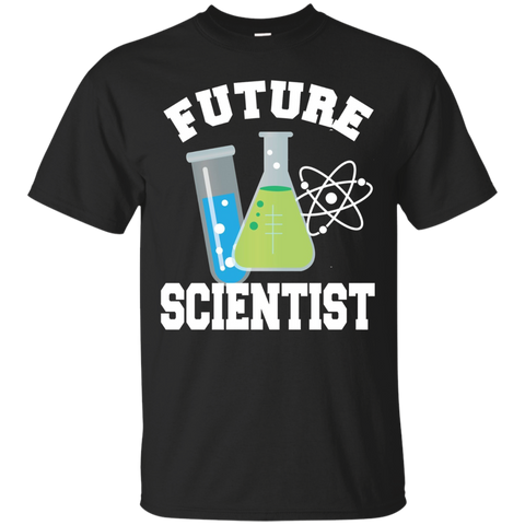 Future Scientist Stem Science Love Costume T-shirt_black=