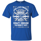 Skill enough to fix it aircraft mechanic shirt_Black