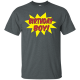 Superhero Cartoon Comic Birthday Boy T Shirt Boys Men_Black