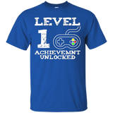 Level 1 Achievement Unlocked Birthday T-shirt_black=