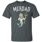 Merdad TShirt Father of A Mermaid Birthday TShirt_Black