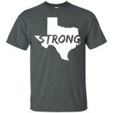 Texas Strong T Shirt - Brush Version_Black