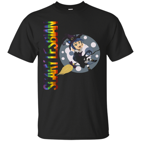 Lgbt Resist Pride T-shirt Les Girl Scary Lesbian Angry Girl