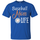 #baseball Mom Life Funny T Shirt_black