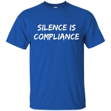 Silence is Compliance Anti Nazi Anti Trump T-shirt_Black